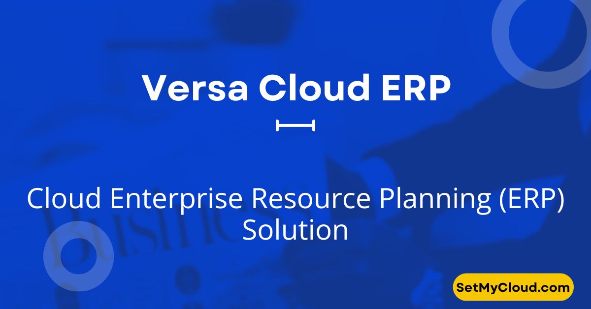 Versa Cloud ERP