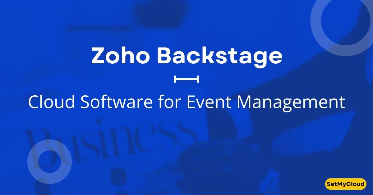 Zoho Backstage