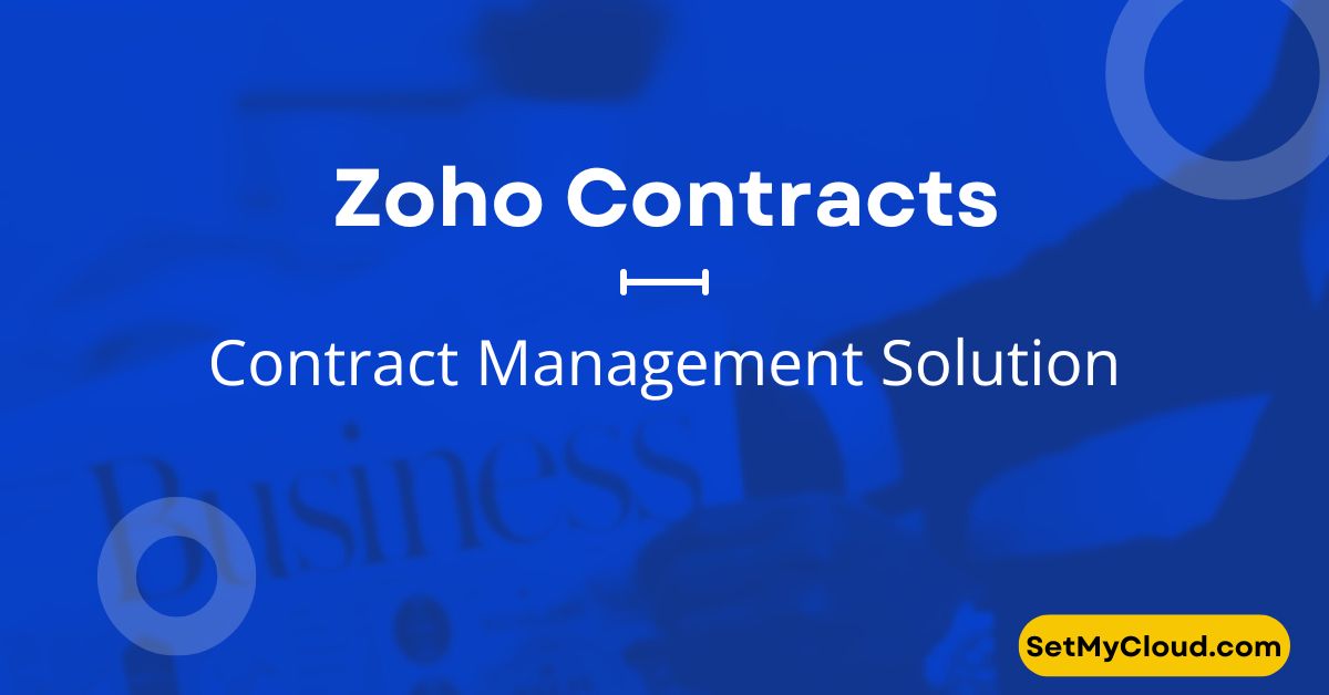 Zoho Contracts