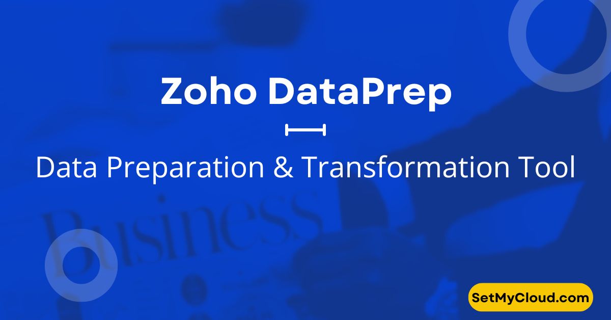 Zoho DataPrep