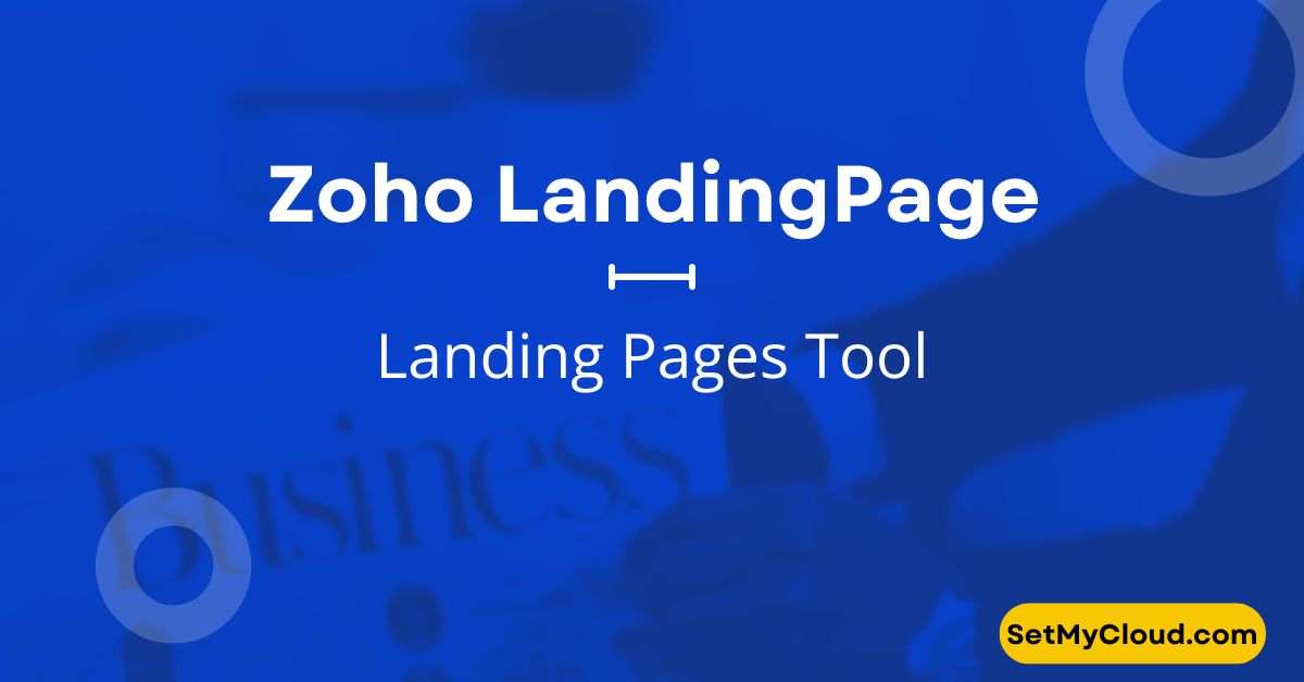 Zoho LandingPage