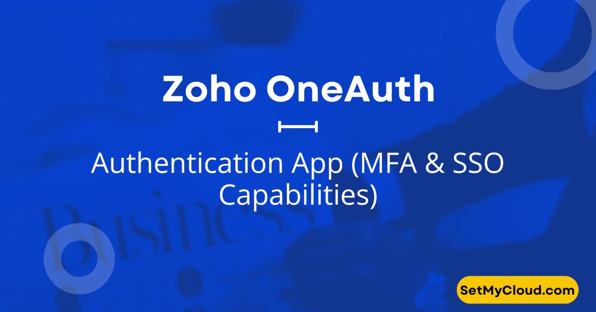 Zoho OneAuth