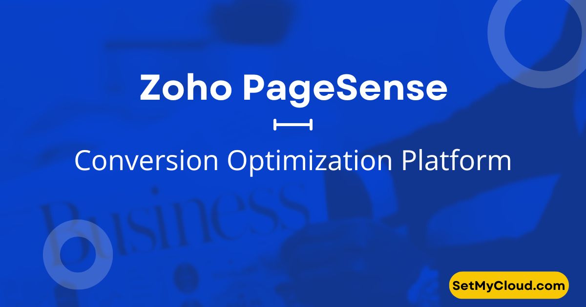 Zoho PageSense