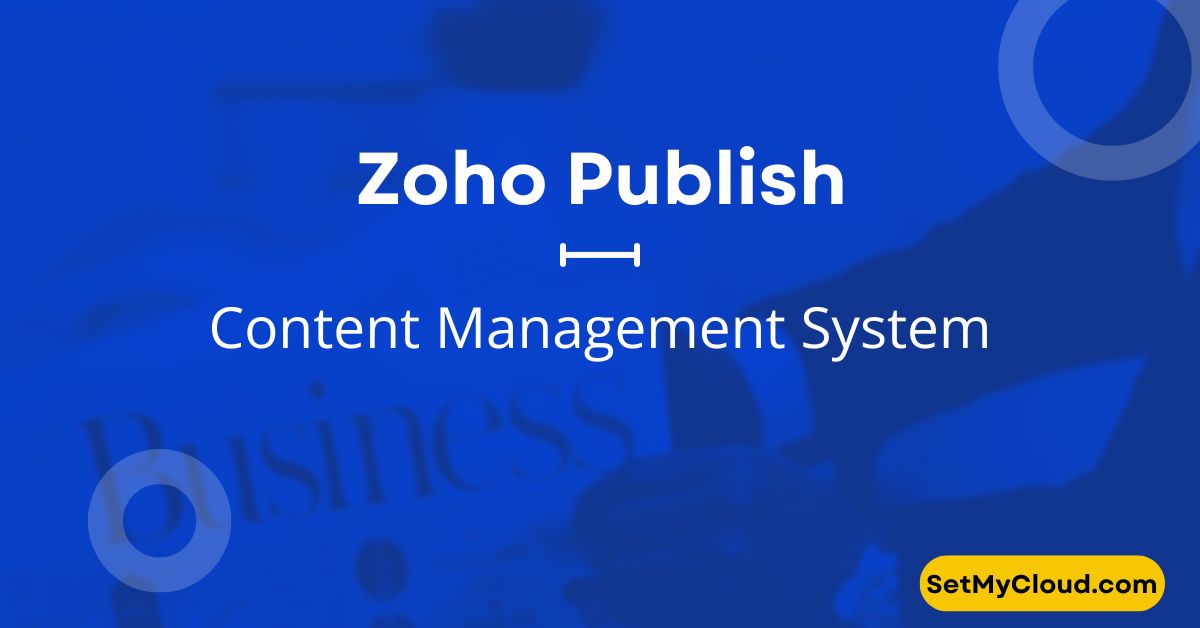 Zoho Publish