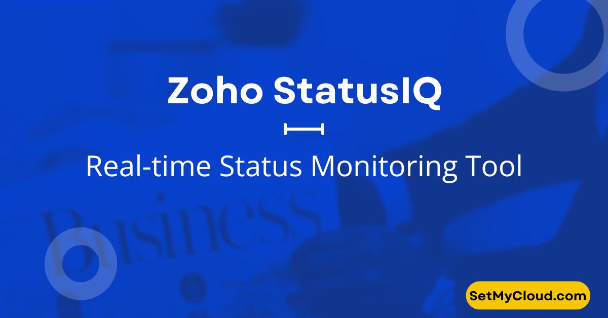 Zoho StatusIQ