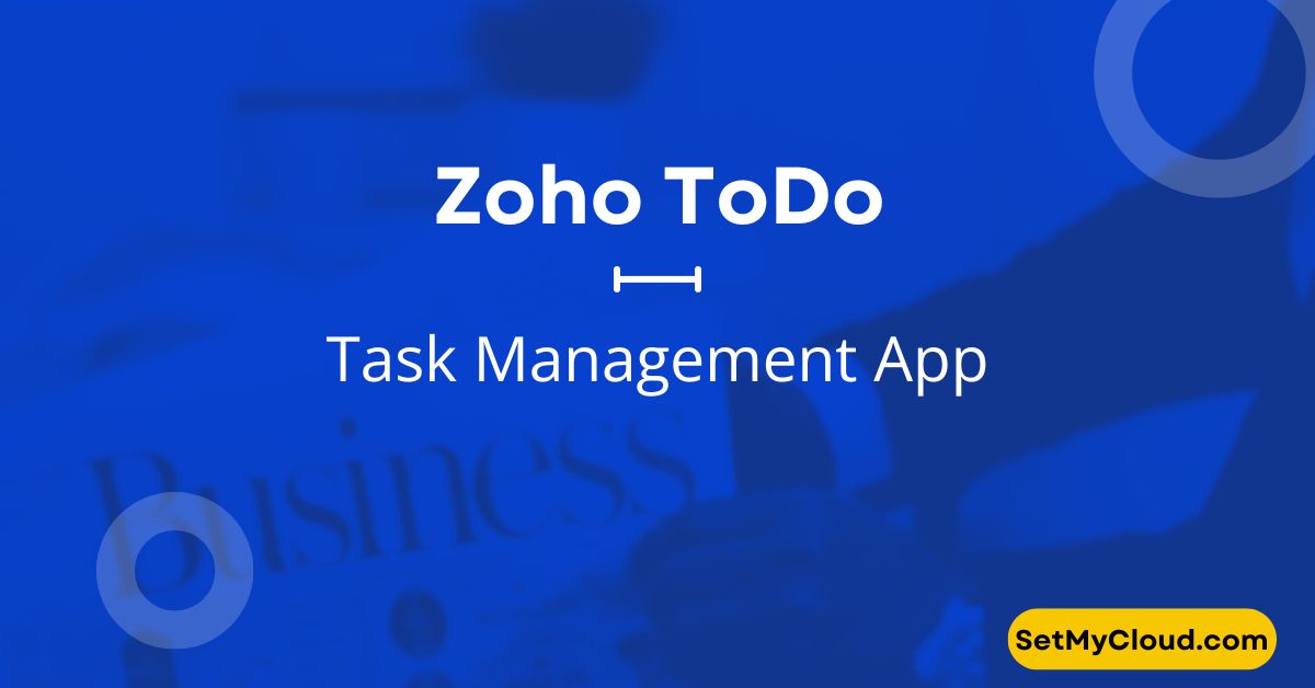 Zoho ToDo