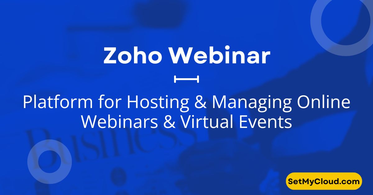 Zoho Webinar